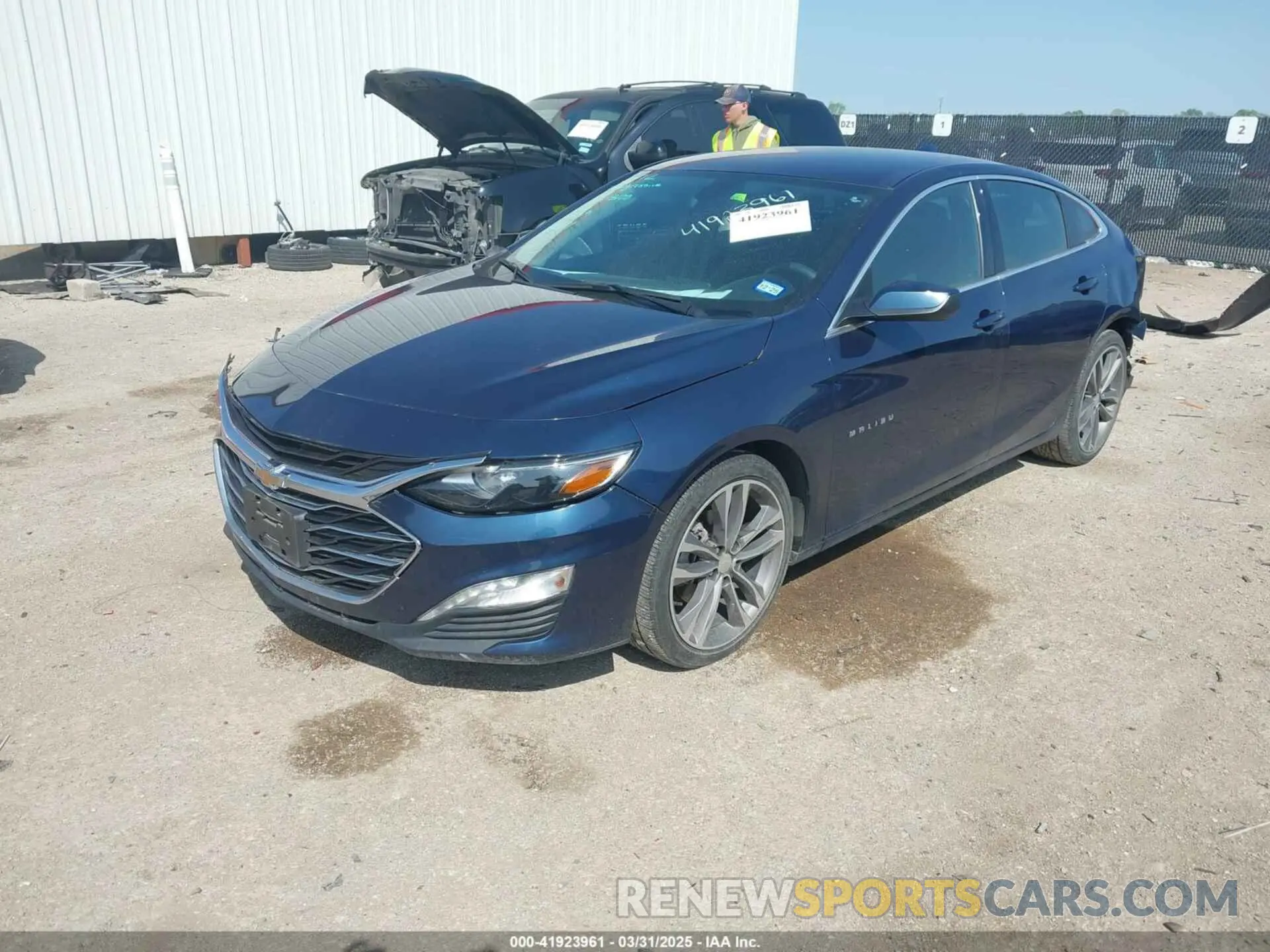 2 Photograph of a damaged car 1G1ZD5ST0MF024116 CHEVROLET MALIBU 2021