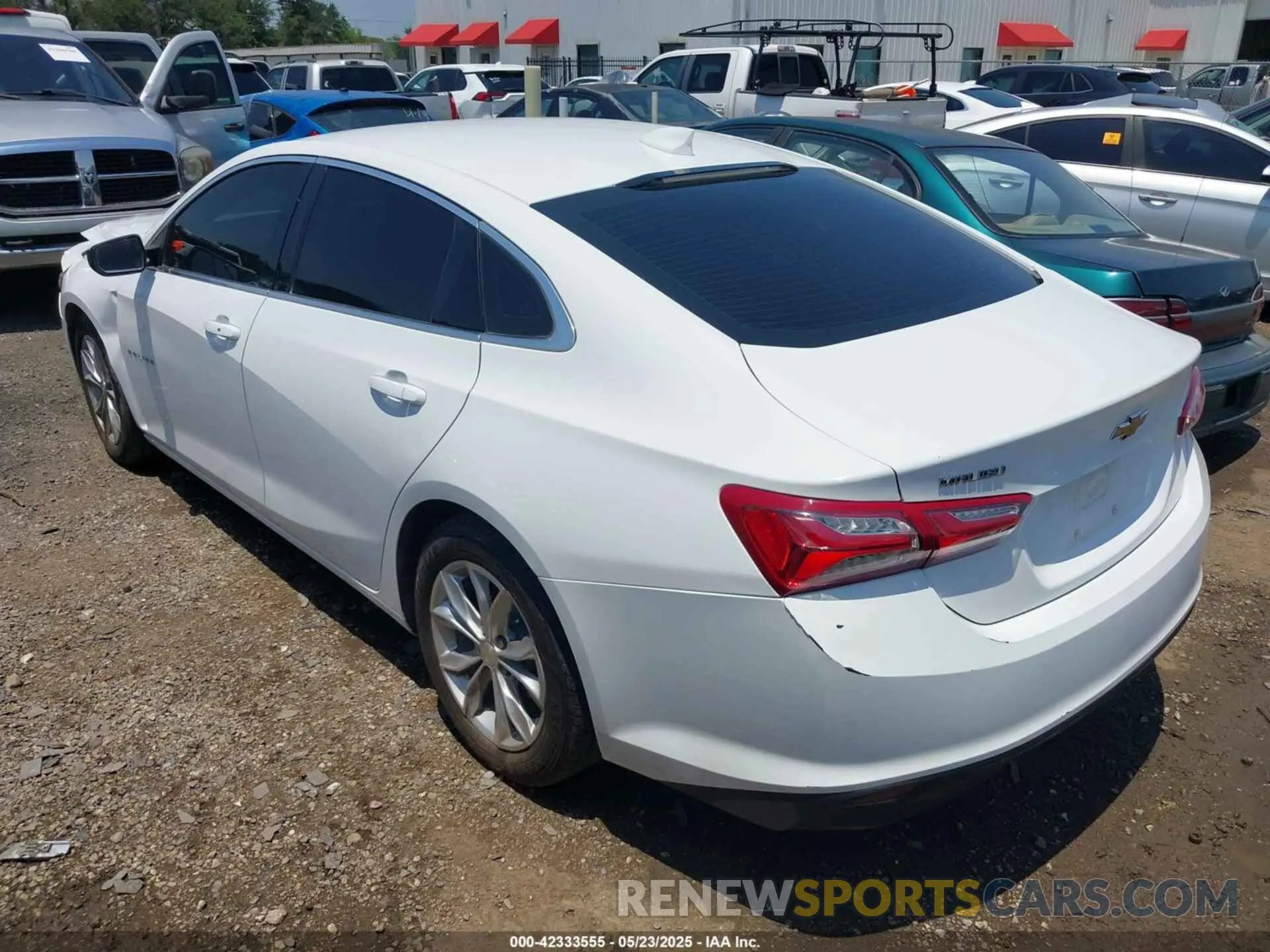 3 Photograph of a damaged car 1G1ZD5ST0MF061554 CHEVROLET MALIBU 2021