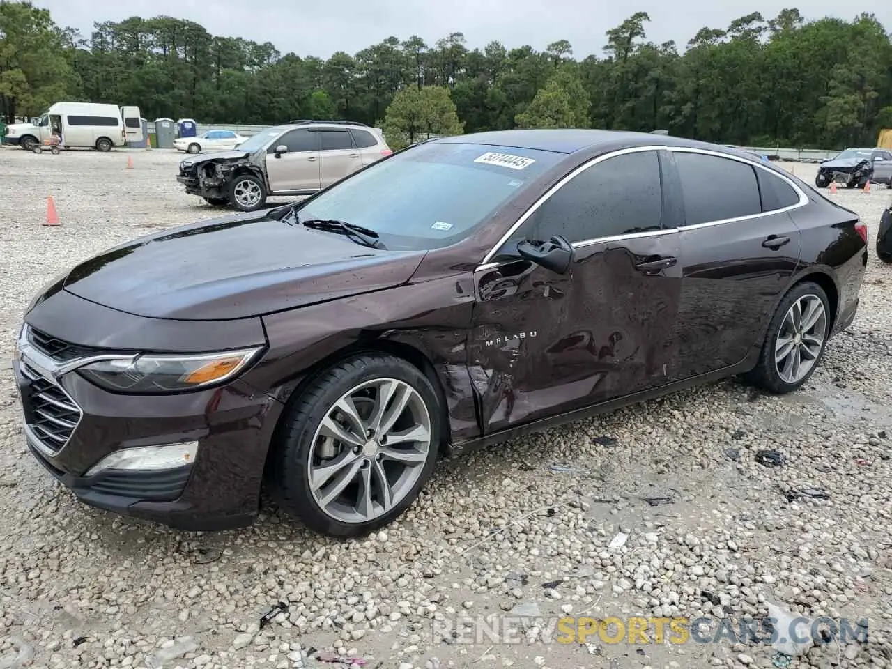 1 Photograph of a damaged car 1G1ZD5ST1MF005414 CHEVROLET MALIBU 2021