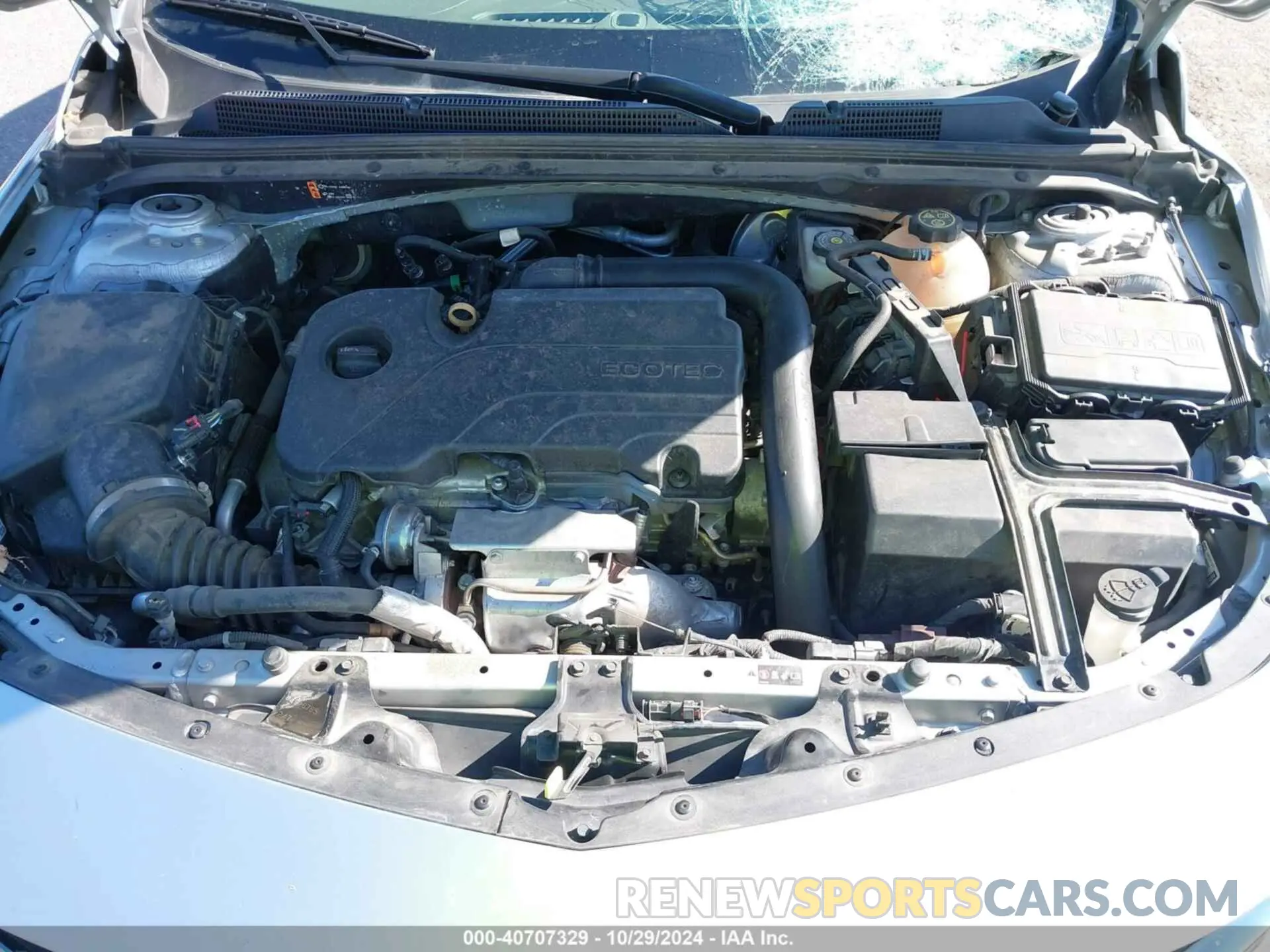 10 Photograph of a damaged car 1G1ZD5ST1MF026618 CHEVROLET MALIBU 2021