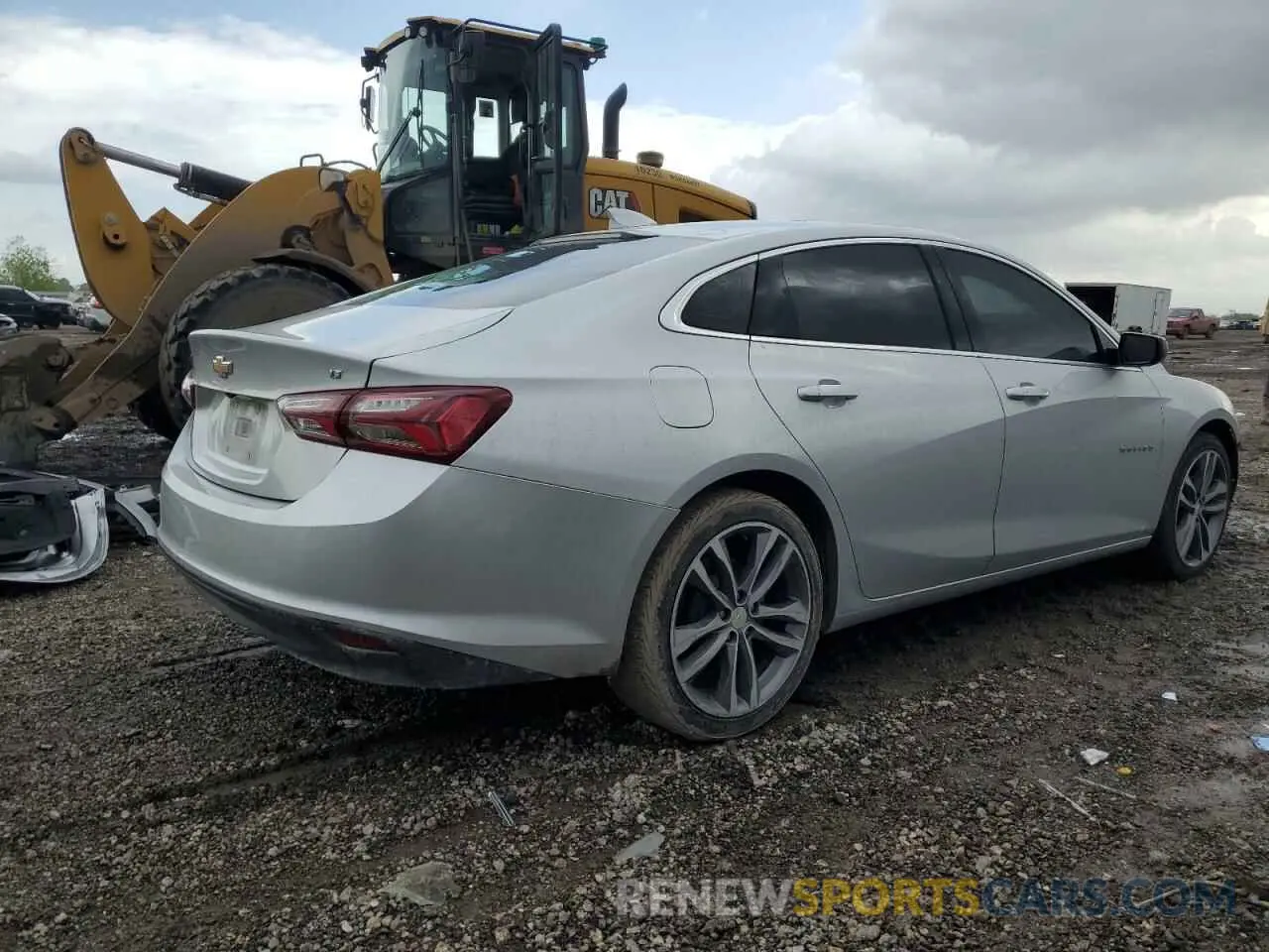 3 Фотография поврежденного автомобиля 1G1ZD5ST1MF029390 CHEVROLET MALIBU 2021