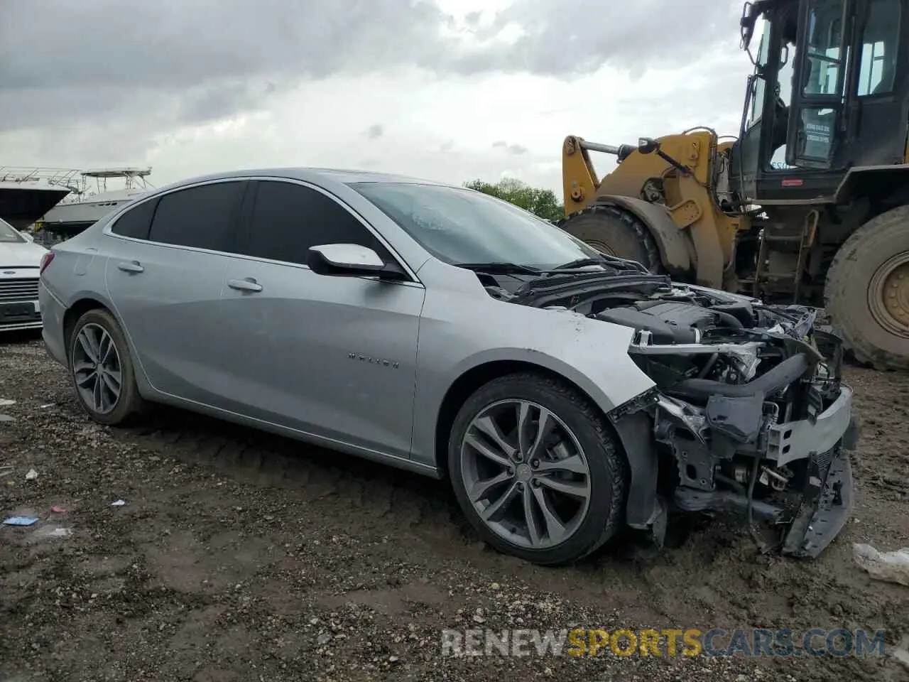 4 Фотография поврежденного автомобиля 1G1ZD5ST1MF029390 CHEVROLET MALIBU 2021
