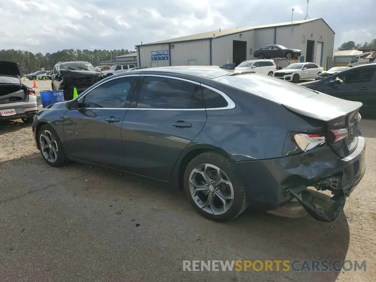 2 Photograph of a damaged car 1G1ZD5ST2MF010606 CHEVROLET MALIBU 2021