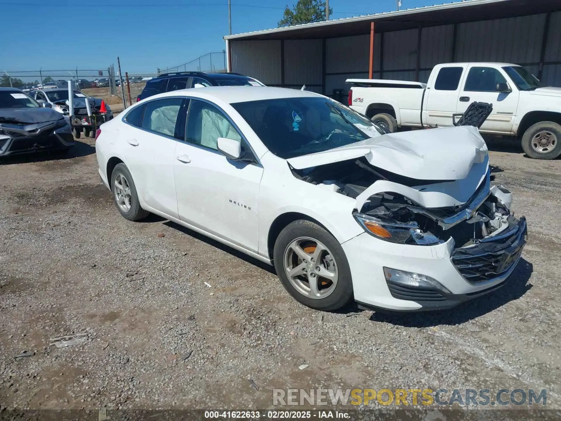 1 Photograph of a damaged car 1G1ZD5ST2MF021993 CHEVROLET MALIBU 2021