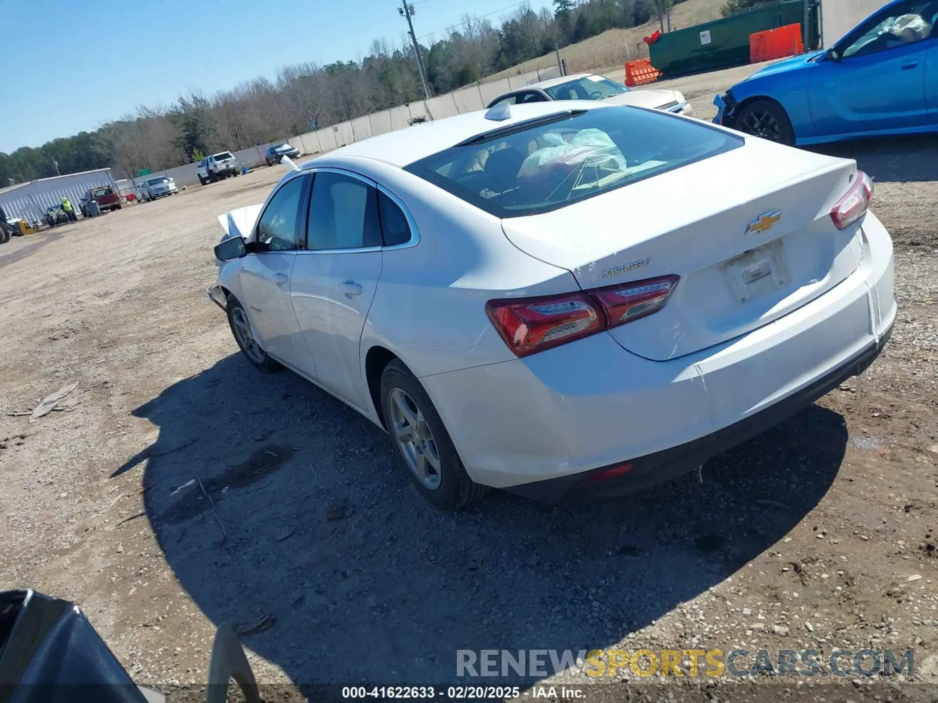 3 Photograph of a damaged car 1G1ZD5ST2MF021993 CHEVROLET MALIBU 2021