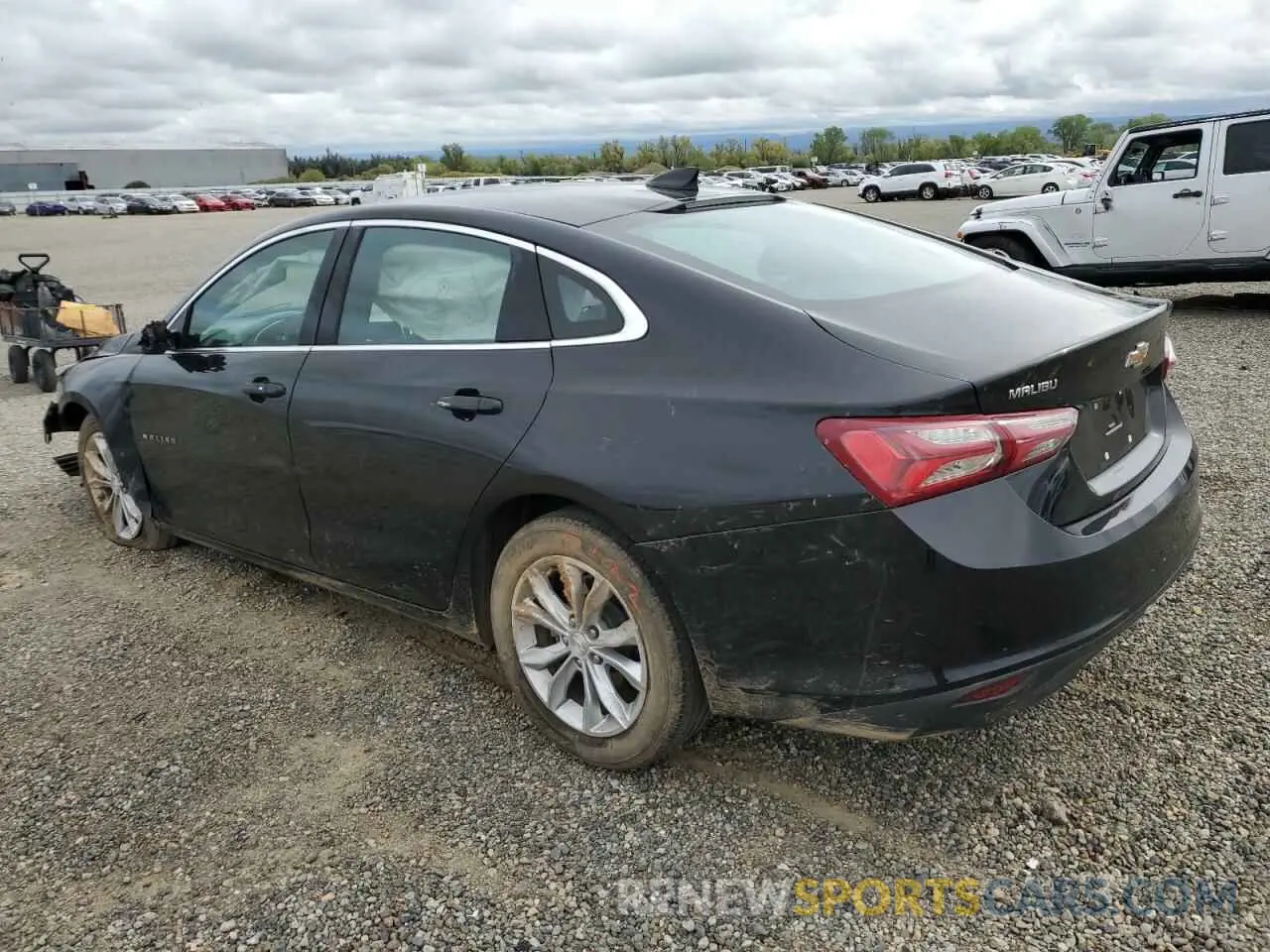 2 Photograph of a damaged car 1G1ZD5ST2MF061524 CHEVROLET MALIBU 2021
