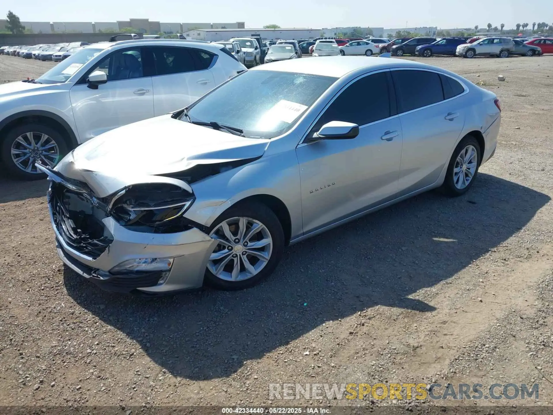 2 Фотография поврежденного автомобиля 1G1ZD5ST2MF062429 CHEVROLET MALIBU 2021