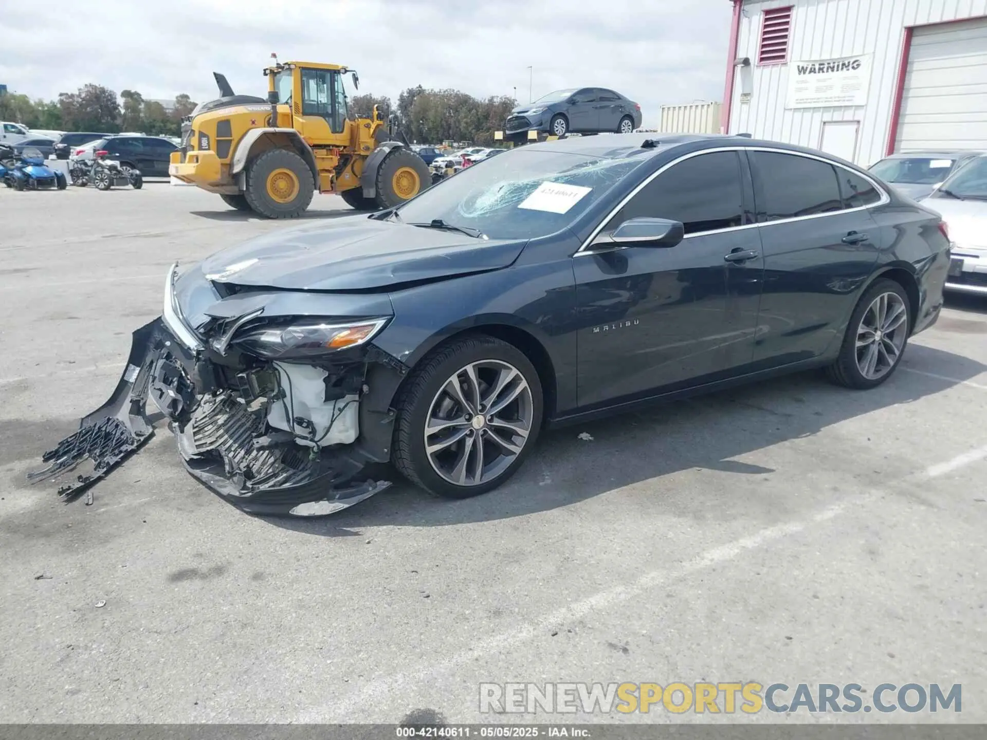 2 Фотография поврежденного автомобиля 1G1ZD5ST2MF065251 CHEVROLET MALIBU 2021