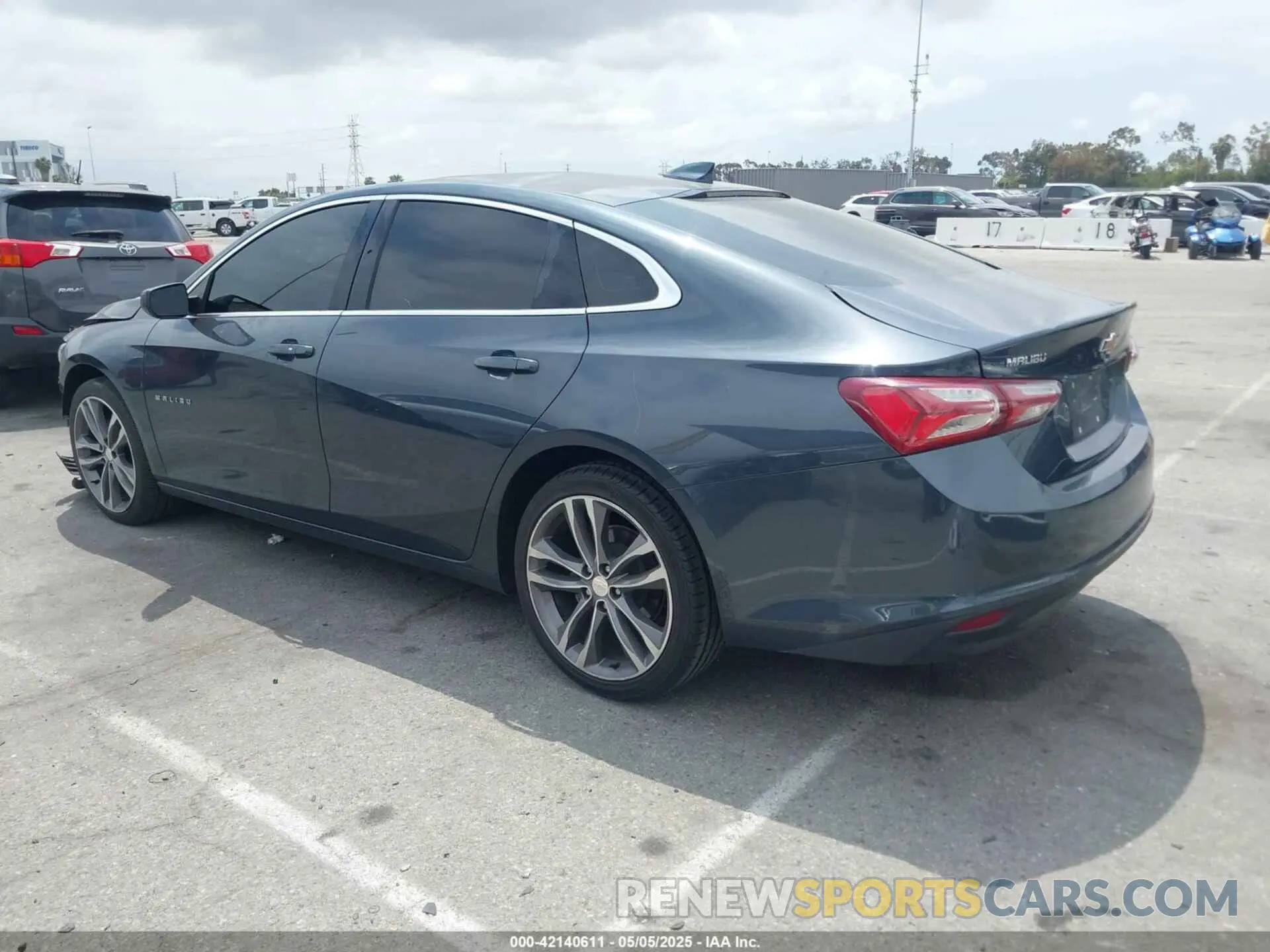 3 Фотография поврежденного автомобиля 1G1ZD5ST2MF065251 CHEVROLET MALIBU 2021