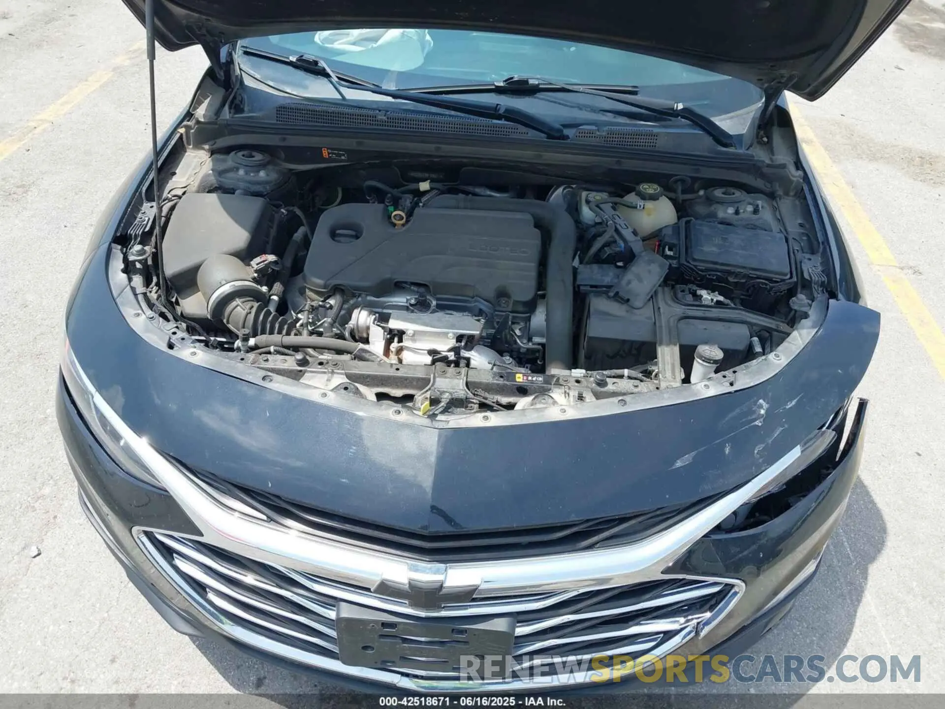 10 Фотография поврежденного автомобиля 1G1ZD5ST3MF006211 CHEVROLET MALIBU 2021