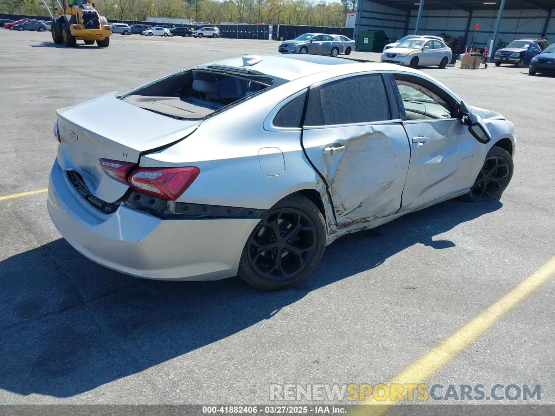 4 Фотография поврежденного автомобиля 1G1ZD5ST3MF014793 CHEVROLET MALIBU 2021