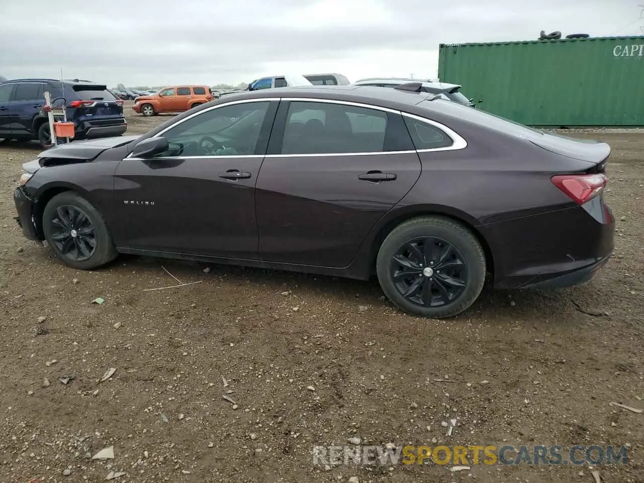 2 Photograph of a damaged car 1G1ZD5ST3MF014924 CHEVROLET MALIBU 2021