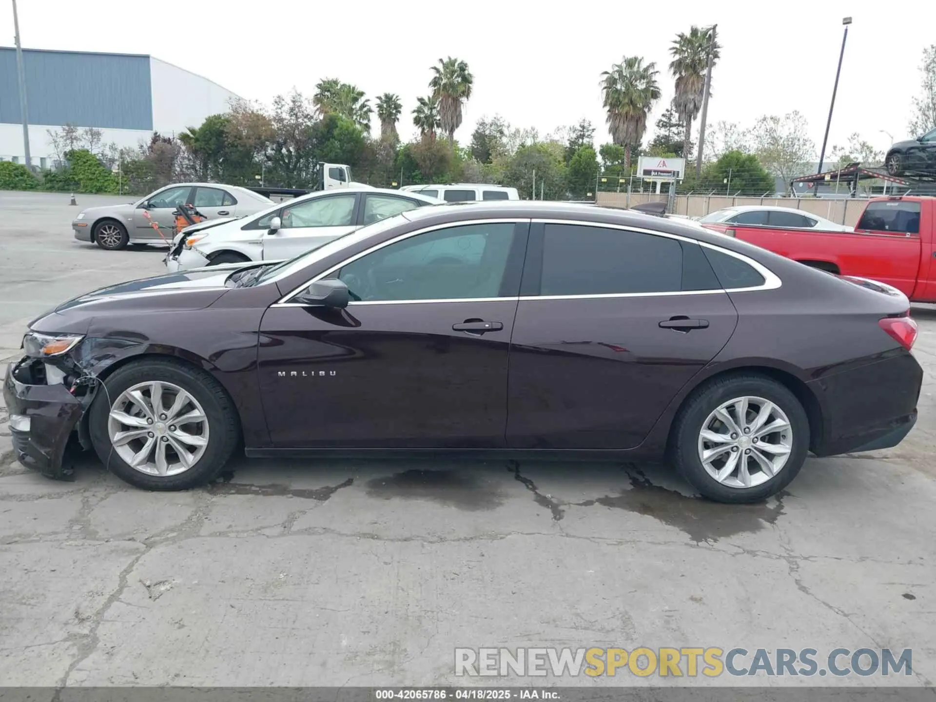 14 Photograph of a damaged car 1G1ZD5ST3MF050869 CHEVROLET MALIBU 2021