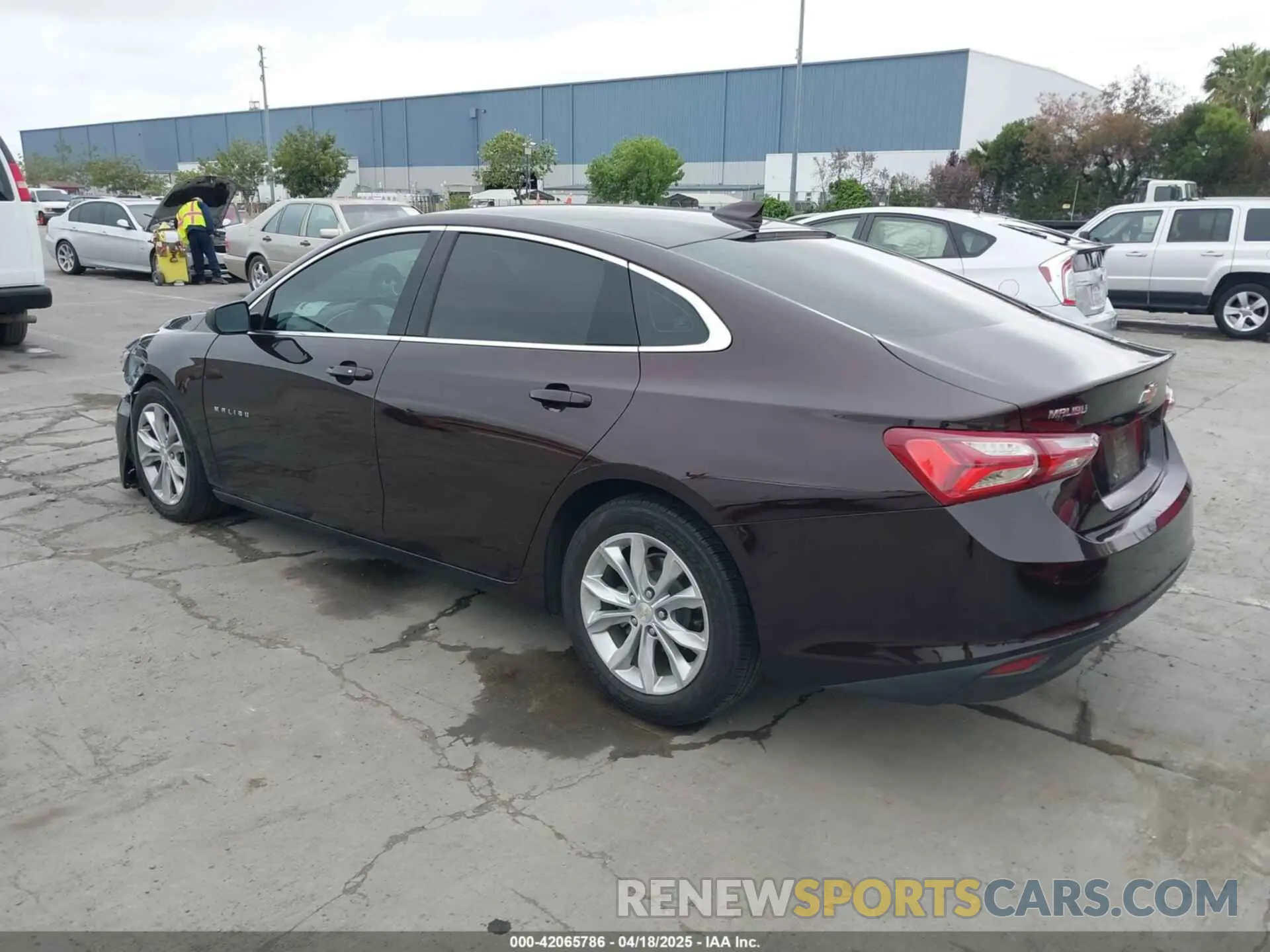 3 Photograph of a damaged car 1G1ZD5ST3MF050869 CHEVROLET MALIBU 2021