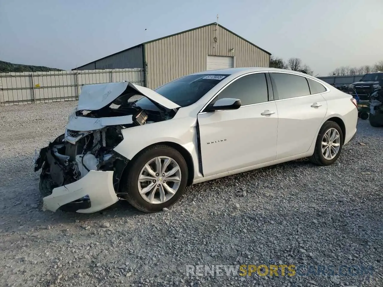 1 Photograph of a damaged car 1G1ZD5ST3MF055313 CHEVROLET MALIBU 2021