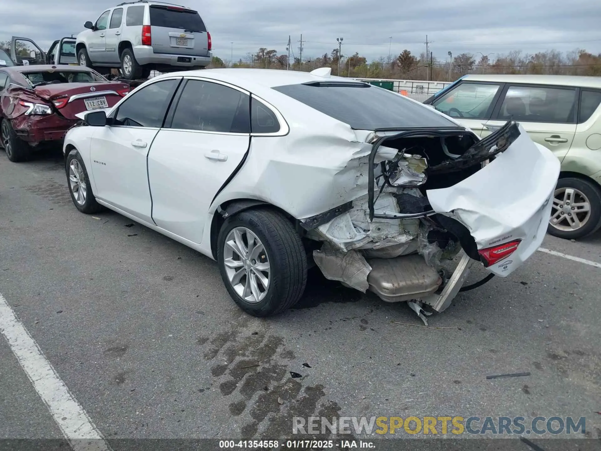 3 Photograph of a damaged car 1G1ZD5ST3MF071608 CHEVROLET MALIBU 2021