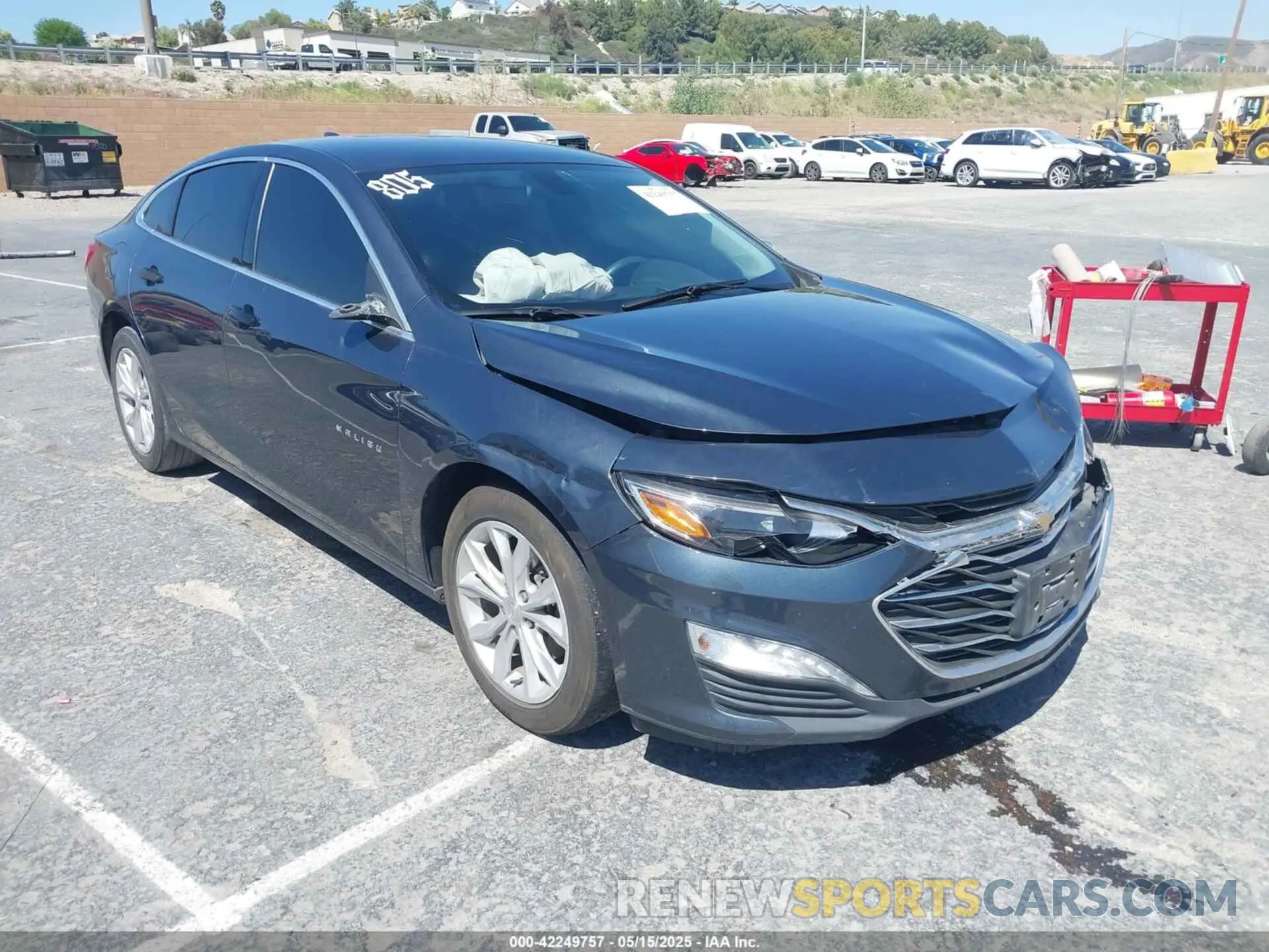 1 Photograph of a damaged car 1G1ZD5ST4MF006718 CHEVROLET MALIBU 2021