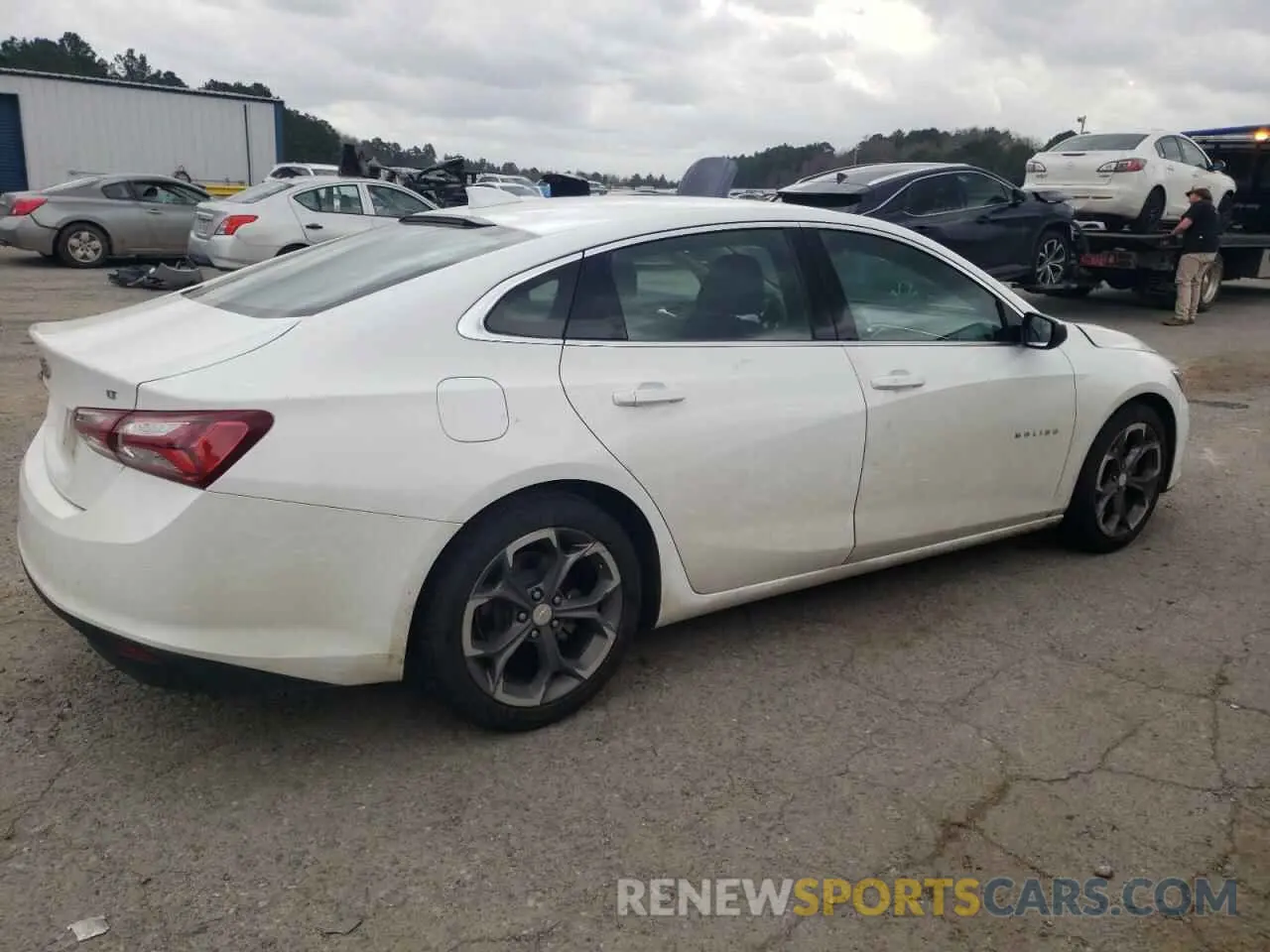 3 Фотография поврежденного автомобиля 1G1ZD5ST4MF007156 CHEVROLET MALIBU 2021