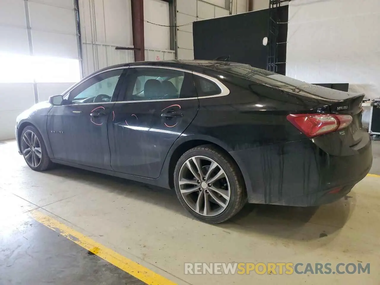 2 Photograph of a damaged car 1G1ZD5ST4MF024717 CHEVROLET MALIBU 2021
