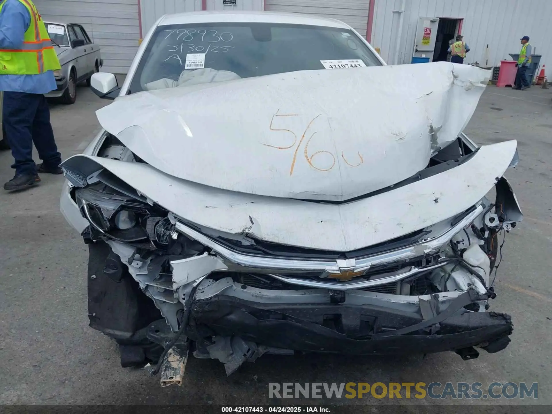 6 Фотография поврежденного автомобиля 1G1ZD5ST4MF060438 CHEVROLET MALIBU 2021