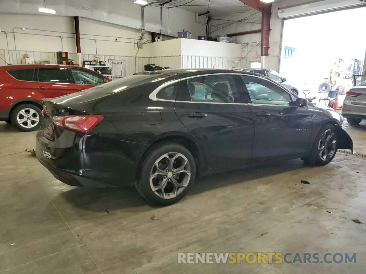 3 Photograph of a damaged car 1G1ZD5ST4MF064280 CHEVROLET MALIBU 2021