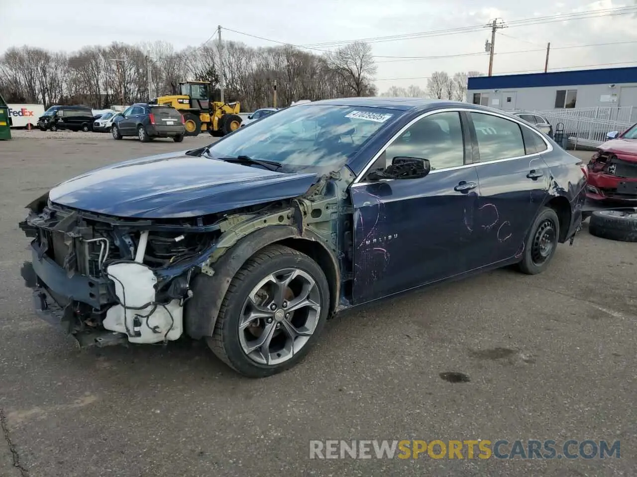 1 Фотография поврежденного автомобиля 1G1ZD5ST5MF003844 CHEVROLET MALIBU 2021
