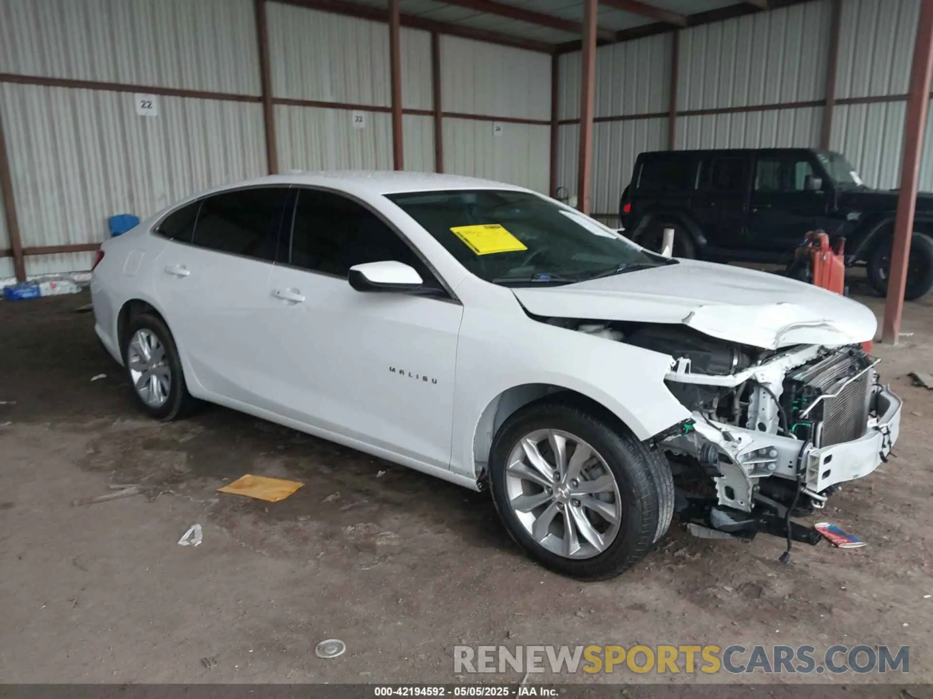 1 Photograph of a damaged car 1G1ZD5ST5MF018067 CHEVROLET MALIBU 2021