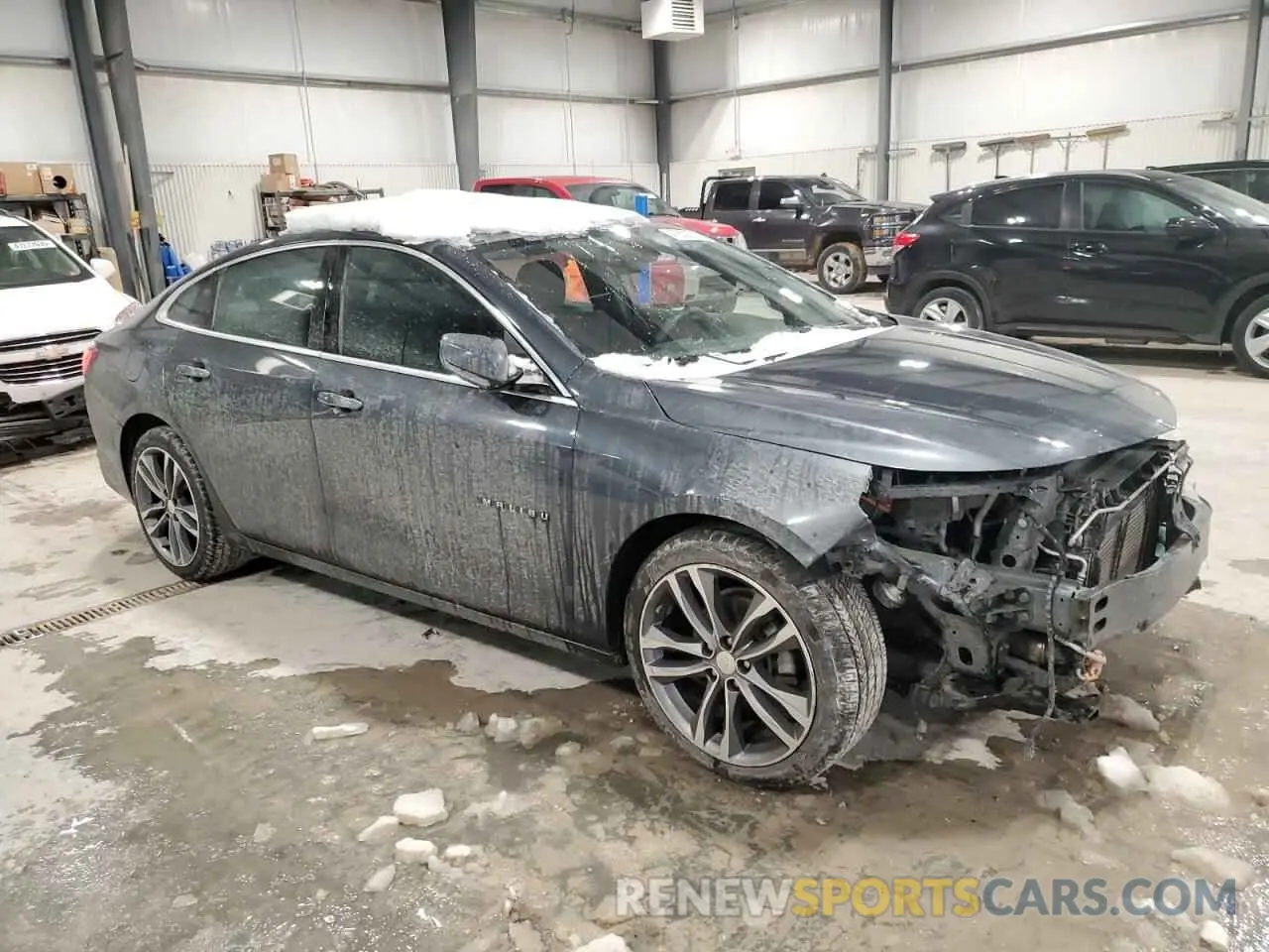 4 Photograph of a damaged car 1G1ZD5ST5MF022538 CHEVROLET MALIBU 2021