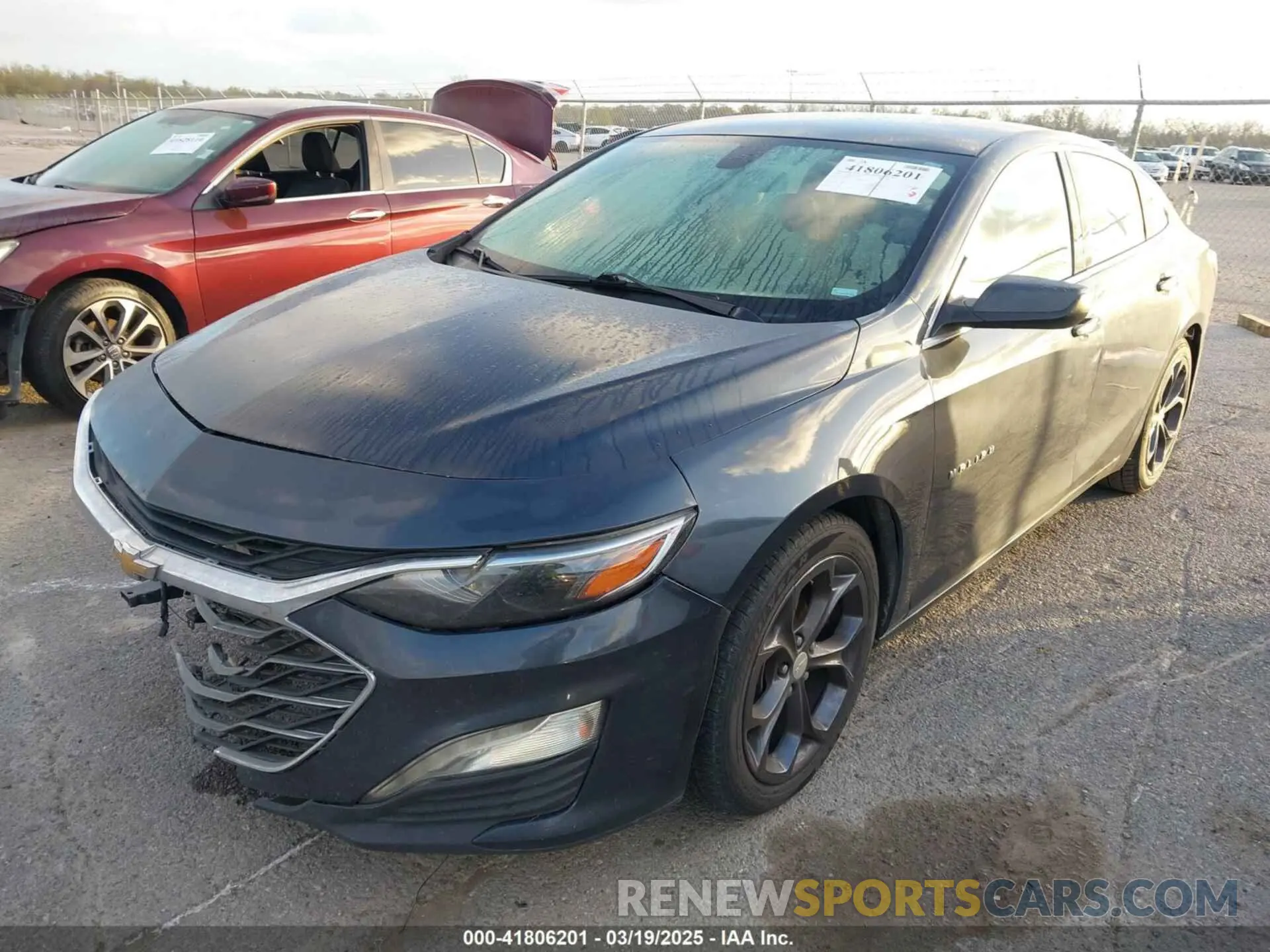 2 Photograph of a damaged car 1G1ZD5ST5MF031045 CHEVROLET MALIBU 2021
