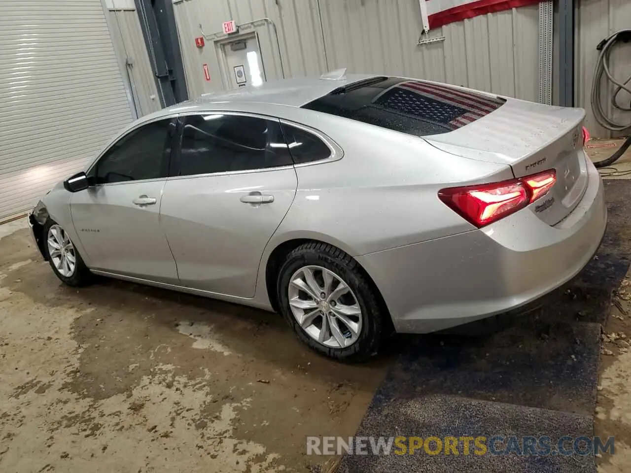 2 Photograph of a damaged car 1G1ZD5ST5MF065292 CHEVROLET MALIBU 2021