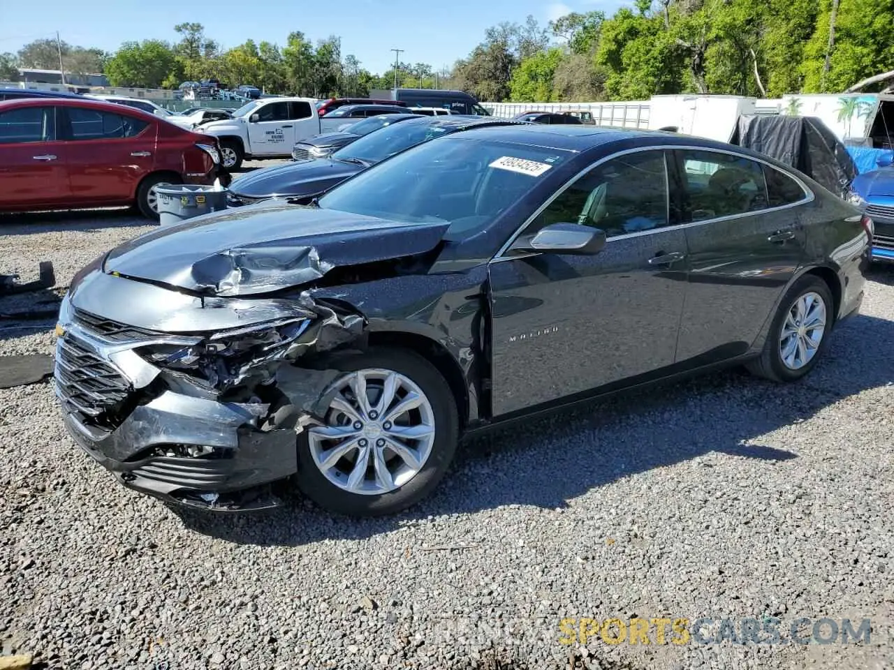 1 Photograph of a damaged car 1G1ZD5ST5MF068869 CHEVROLET MALIBU 2021