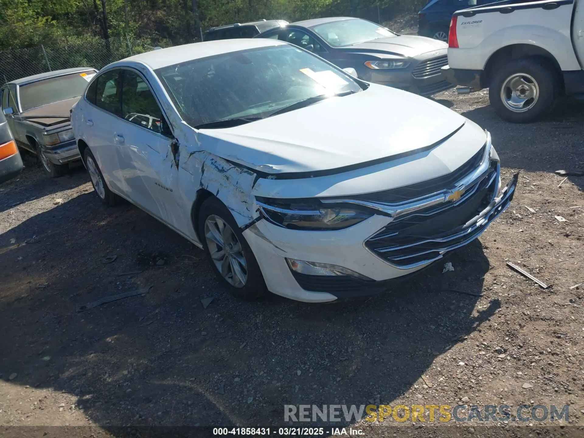 1 Фотография поврежденного автомобиля 1G1ZD5ST5MF071268 CHEVROLET MALIBU 2021
