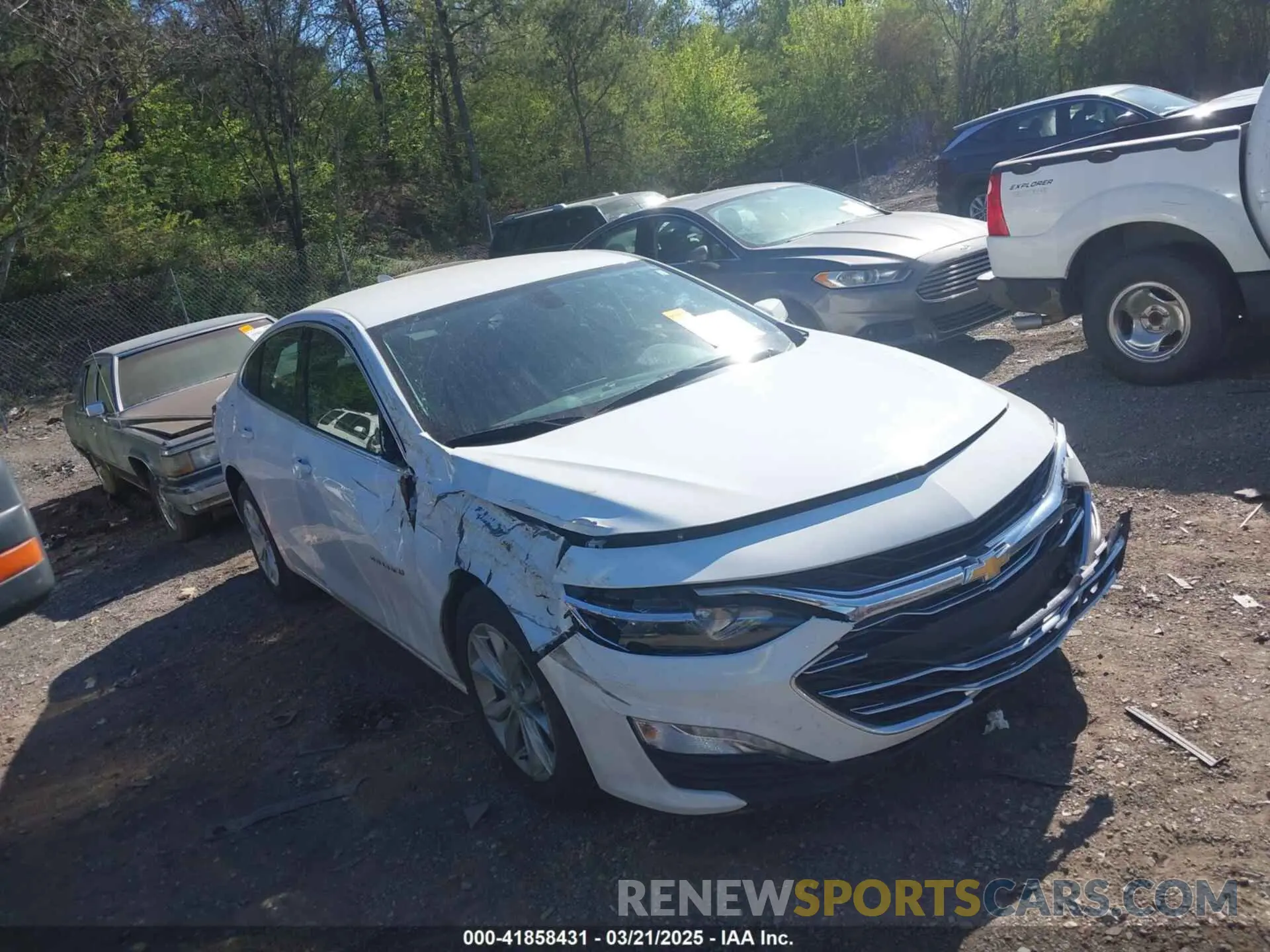 6 Фотография поврежденного автомобиля 1G1ZD5ST5MF071268 CHEVROLET MALIBU 2021