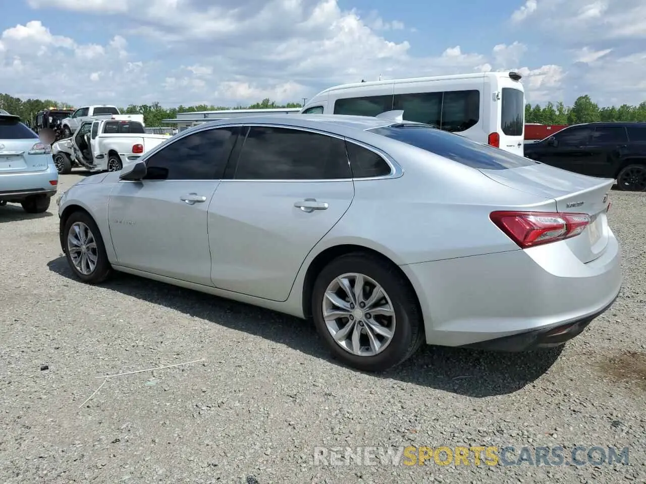2 Фотография поврежденного автомобиля 1G1ZD5ST6MF027313 CHEVROLET MALIBU 2021