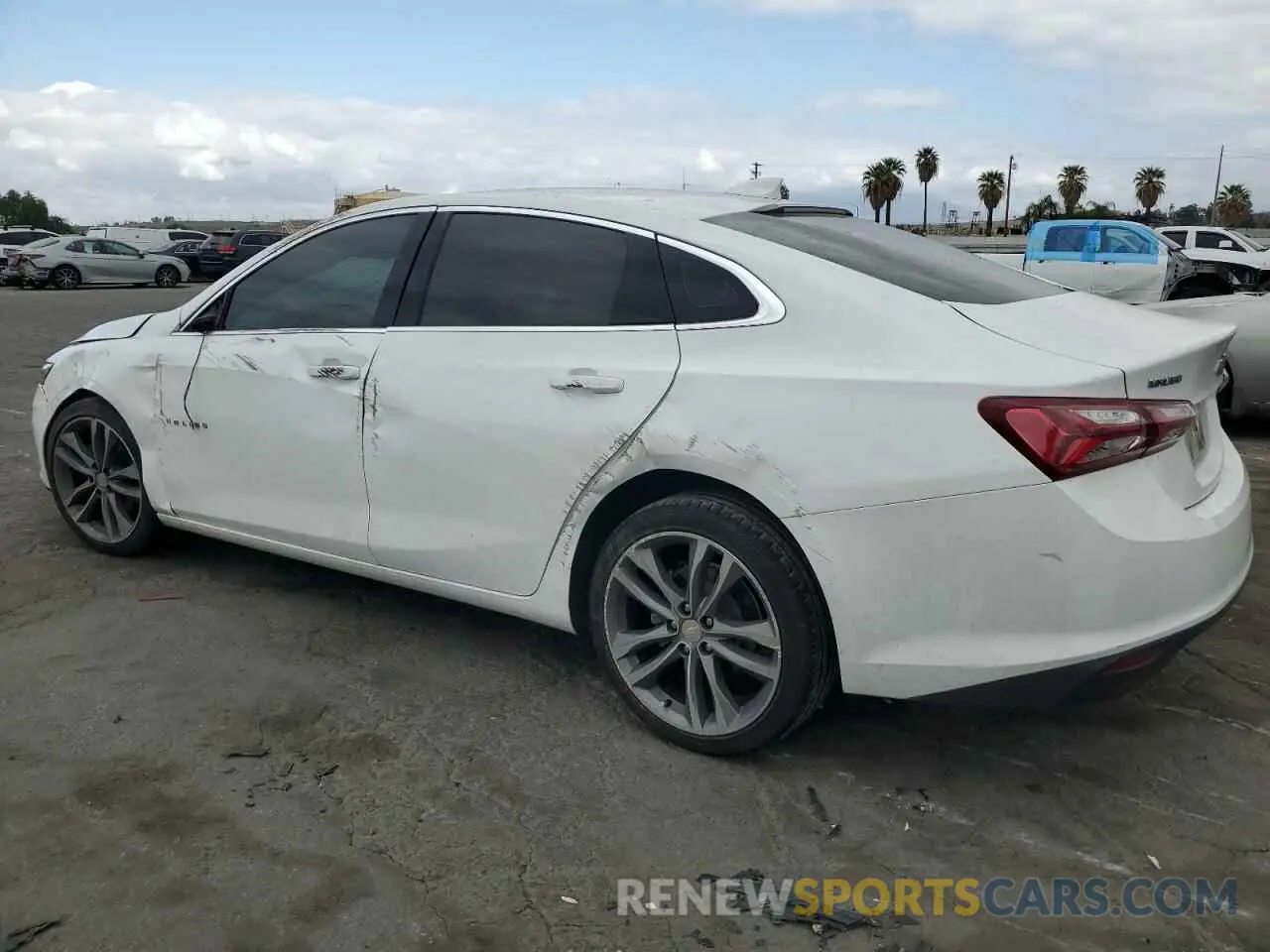 2 Фотография поврежденного автомобиля 1G1ZD5ST6MF030275 CHEVROLET MALIBU 2021
