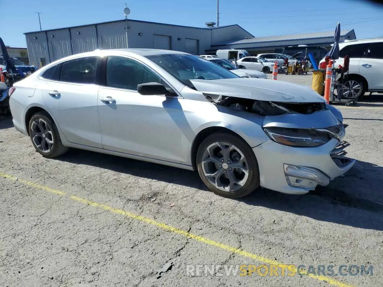 4 Фотография поврежденного автомобиля 1G1ZD5ST6MF030289 CHEVROLET MALIBU 2021
