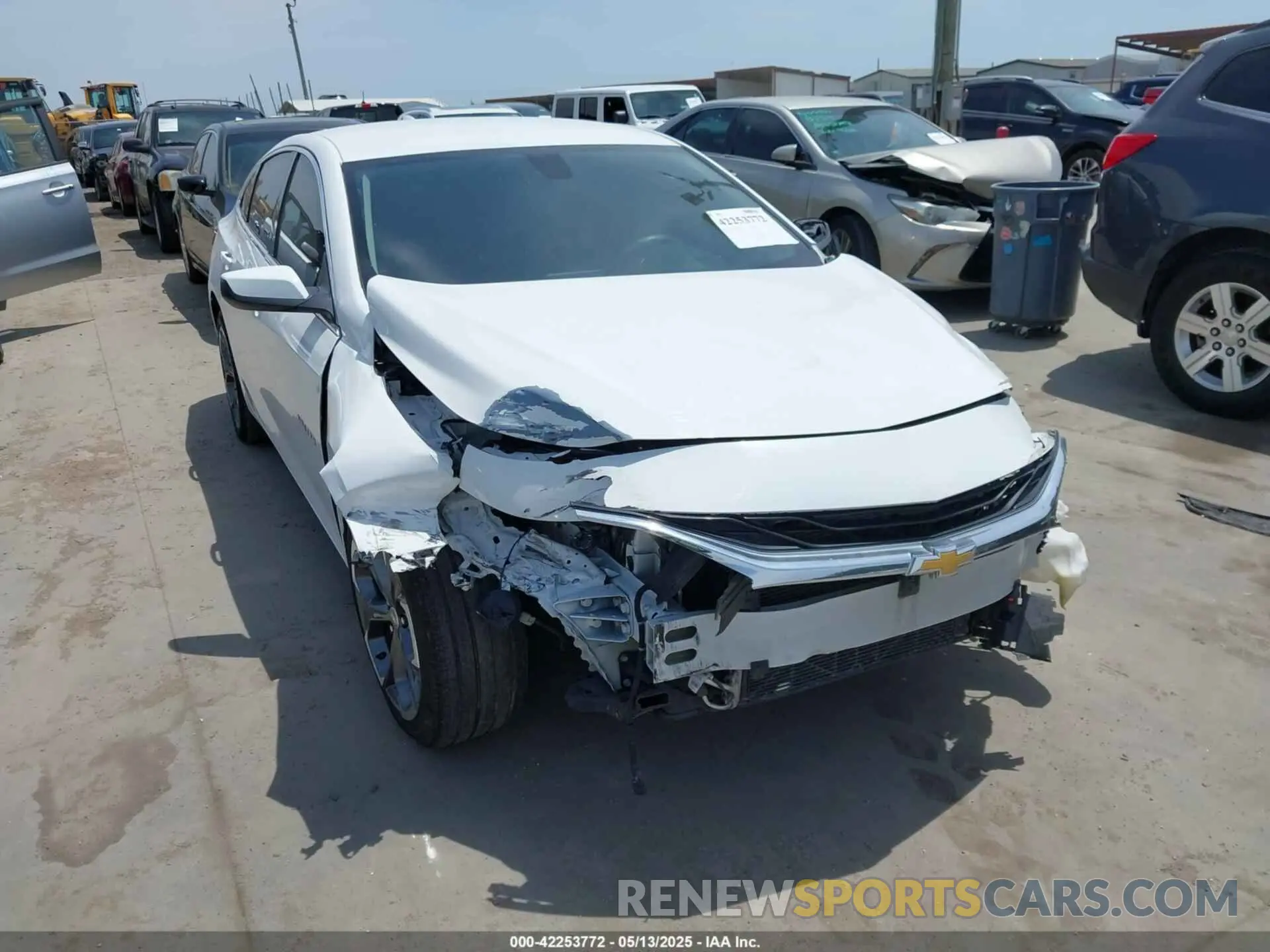 1 Photograph of a damaged car 1G1ZD5ST6MF077774 CHEVROLET MALIBU 2021