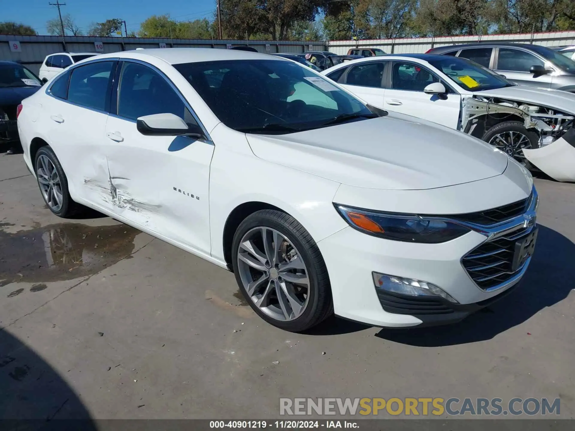 1 Фотография поврежденного автомобиля 1G1ZD5ST7MF003098 CHEVROLET MALIBU 2021