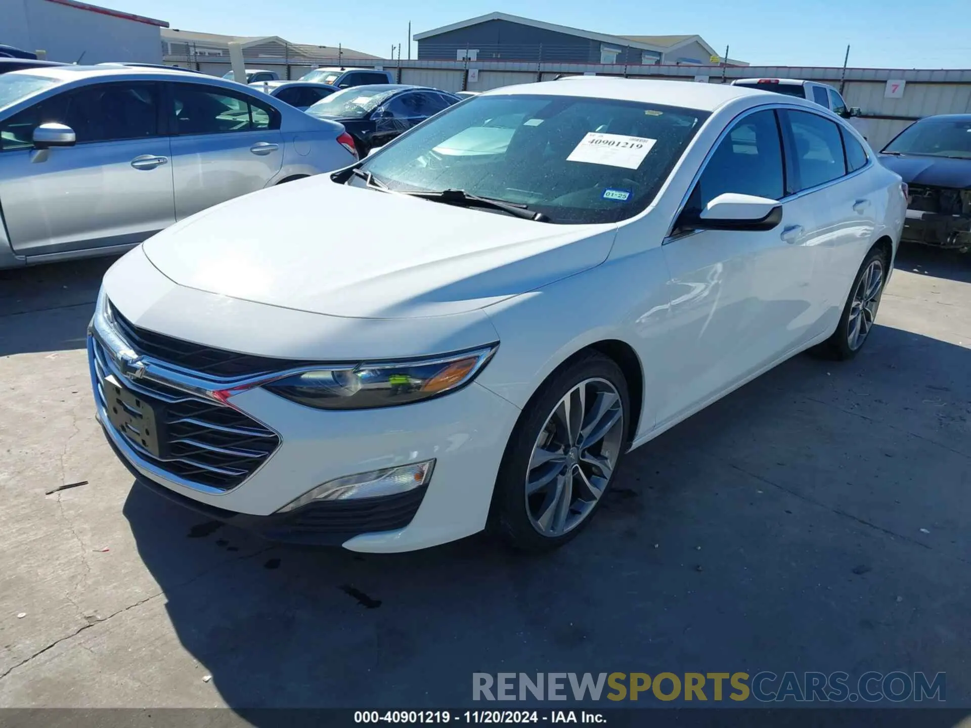 2 Фотография поврежденного автомобиля 1G1ZD5ST7MF003098 CHEVROLET MALIBU 2021