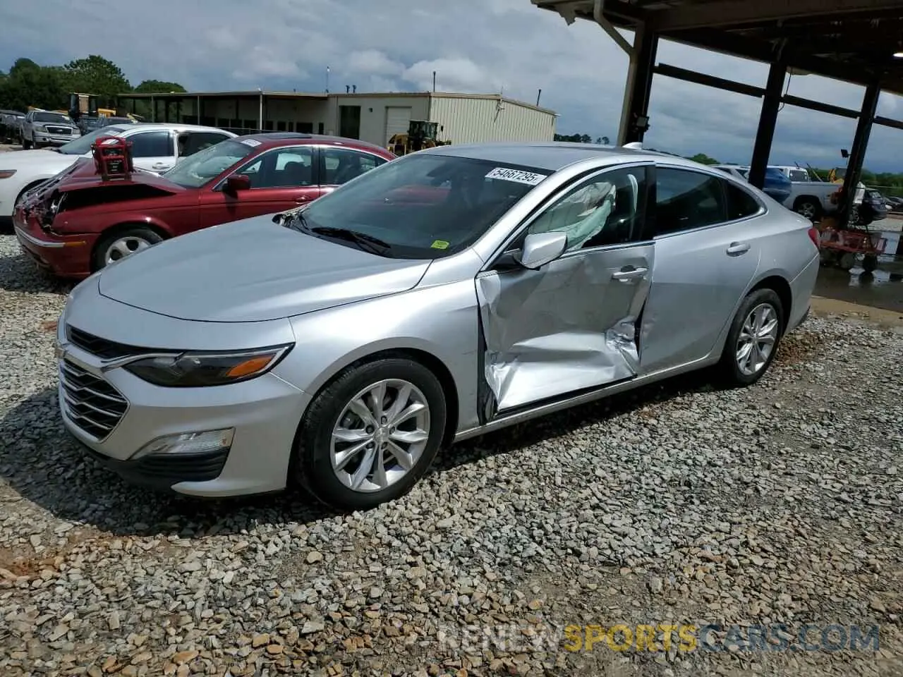 1 Фотография поврежденного автомобиля 1G1ZD5ST7MF063477 CHEVROLET MALIBU 2021