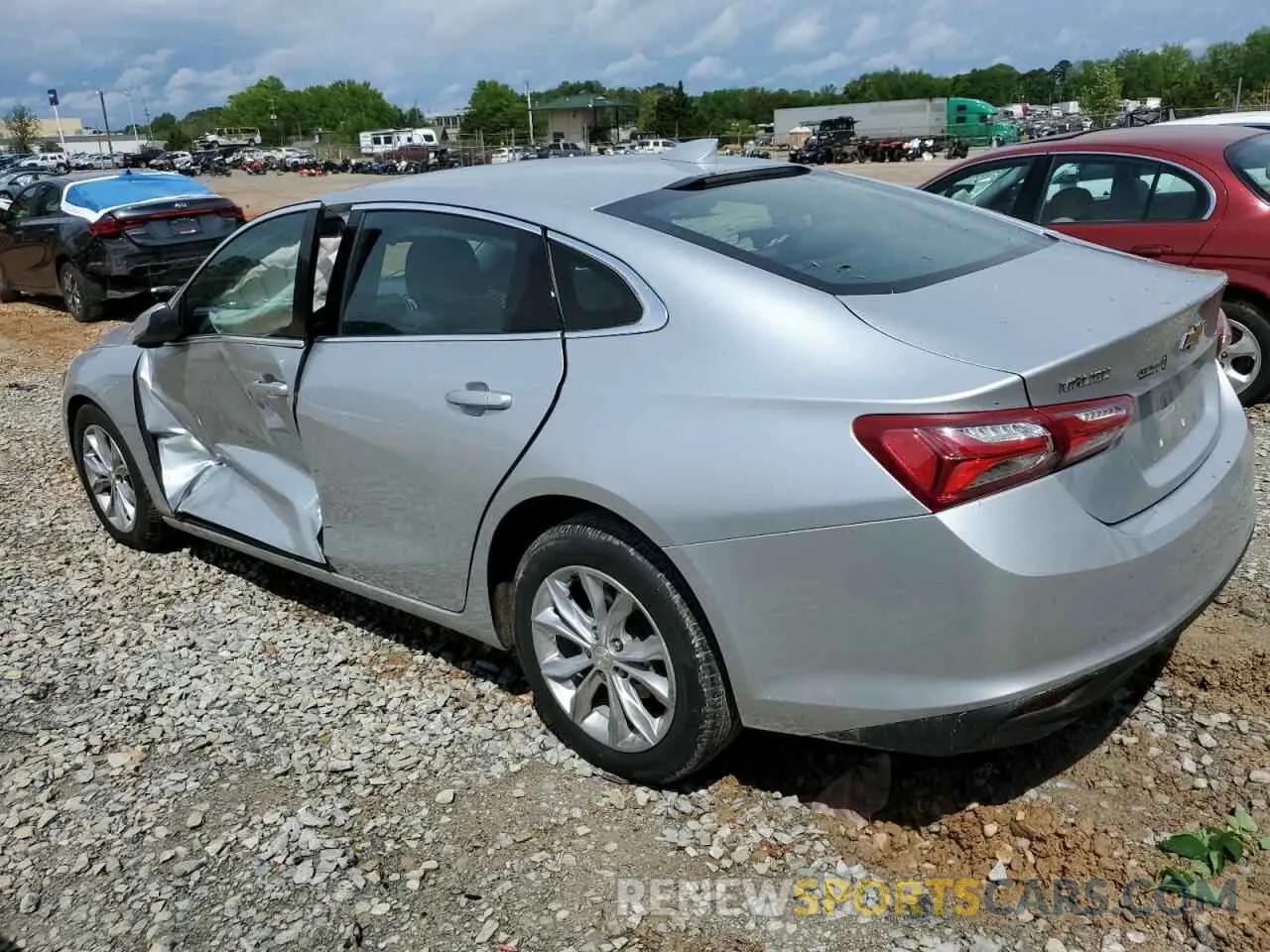 2 Фотография поврежденного автомобиля 1G1ZD5ST7MF063477 CHEVROLET MALIBU 2021