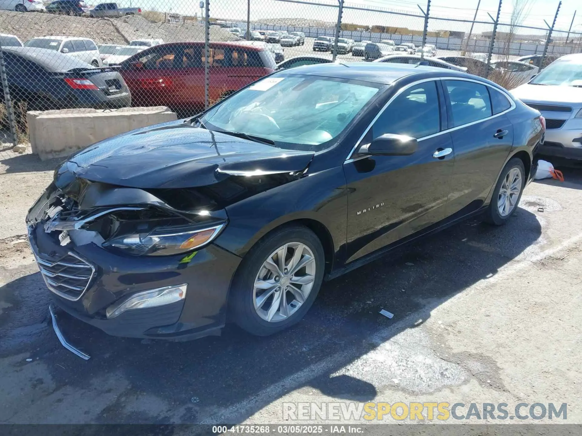 2 Фотография поврежденного автомобиля 1G1ZD5ST7MF065391 CHEVROLET MALIBU 2021