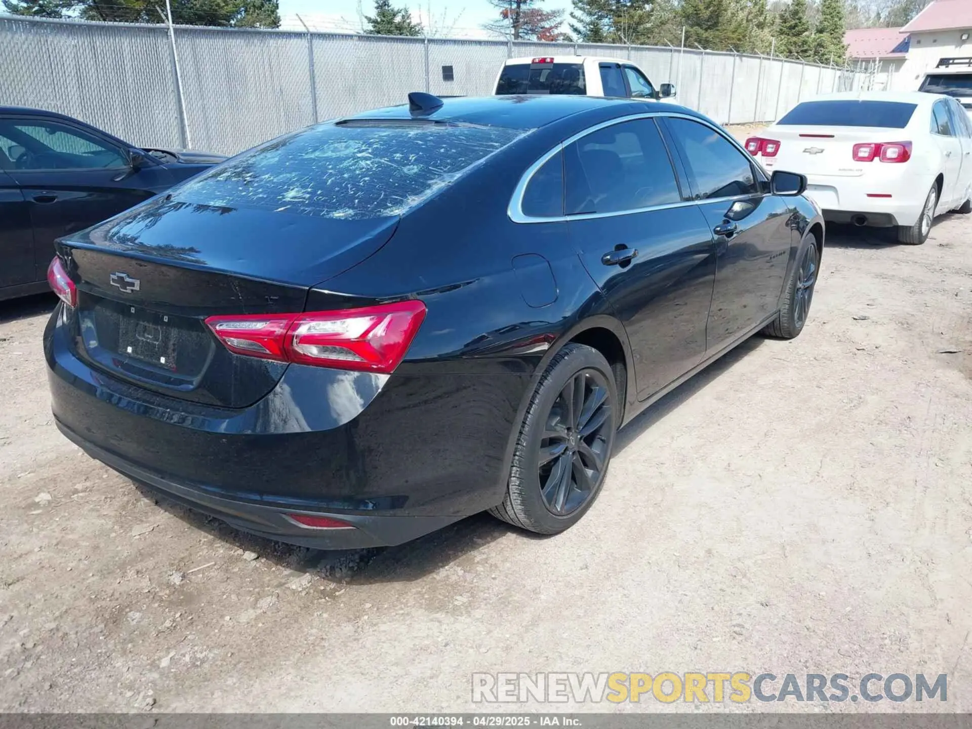 4 Фотография поврежденного автомобиля 1G1ZD5ST8MF003093 CHEVROLET MALIBU 2021