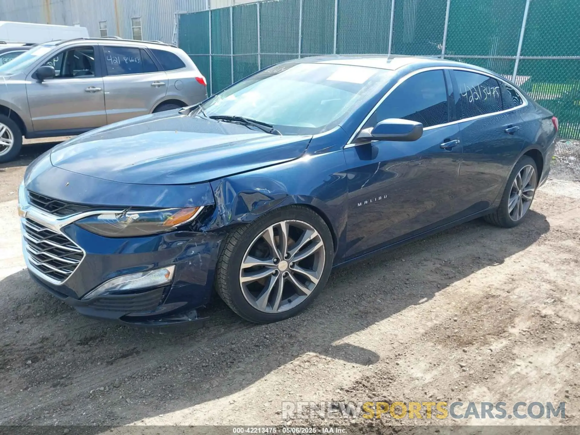 2 Photograph of a damaged car 1G1ZD5ST8MF005720 CHEVROLET MALIBU 2021
