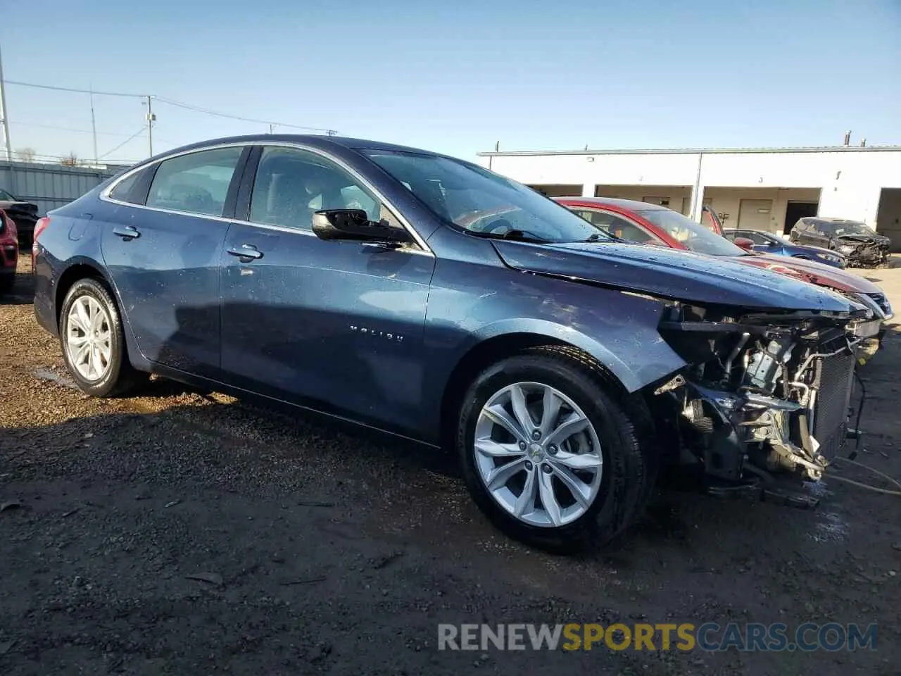 4 Photograph of a damaged car 1G1ZD5ST8MF026678 CHEVROLET MALIBU 2021
