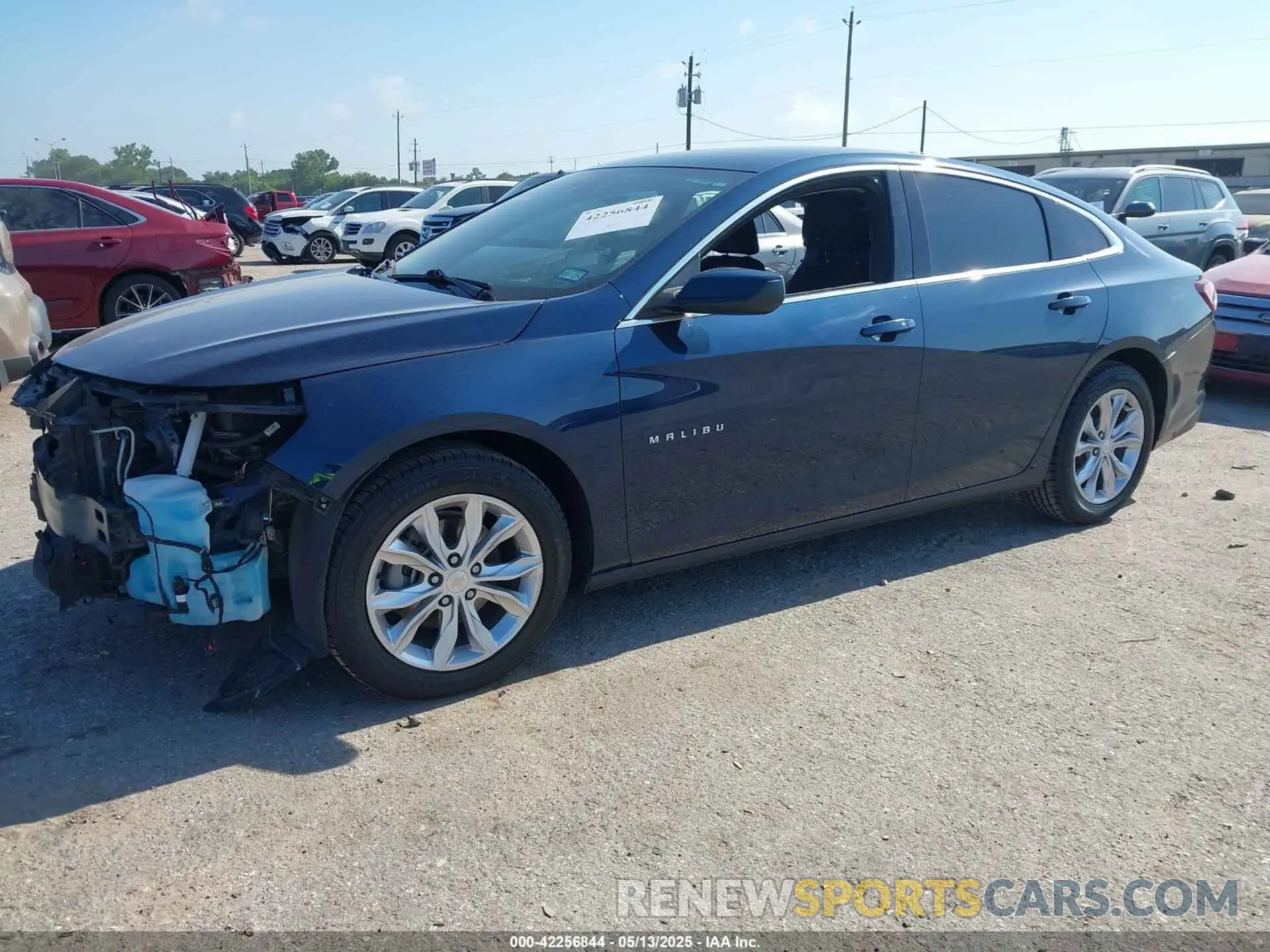 2 Фотография поврежденного автомобиля 1G1ZD5ST8MF058613 CHEVROLET MALIBU 2021