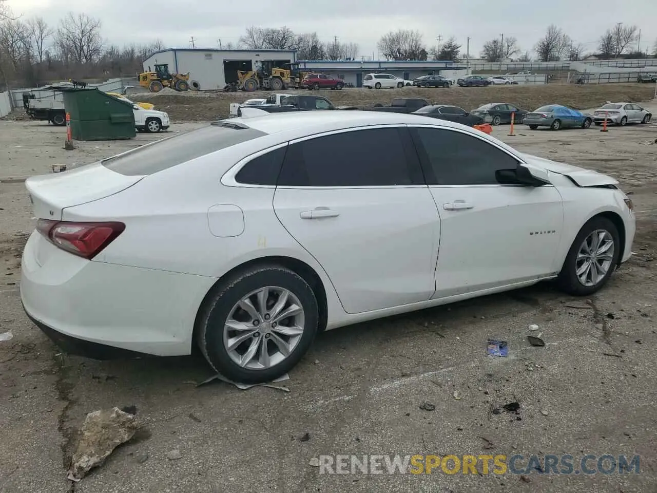 3 Photograph of a damaged car 1G1ZD5ST8MF070812 CHEVROLET MALIBU 2021