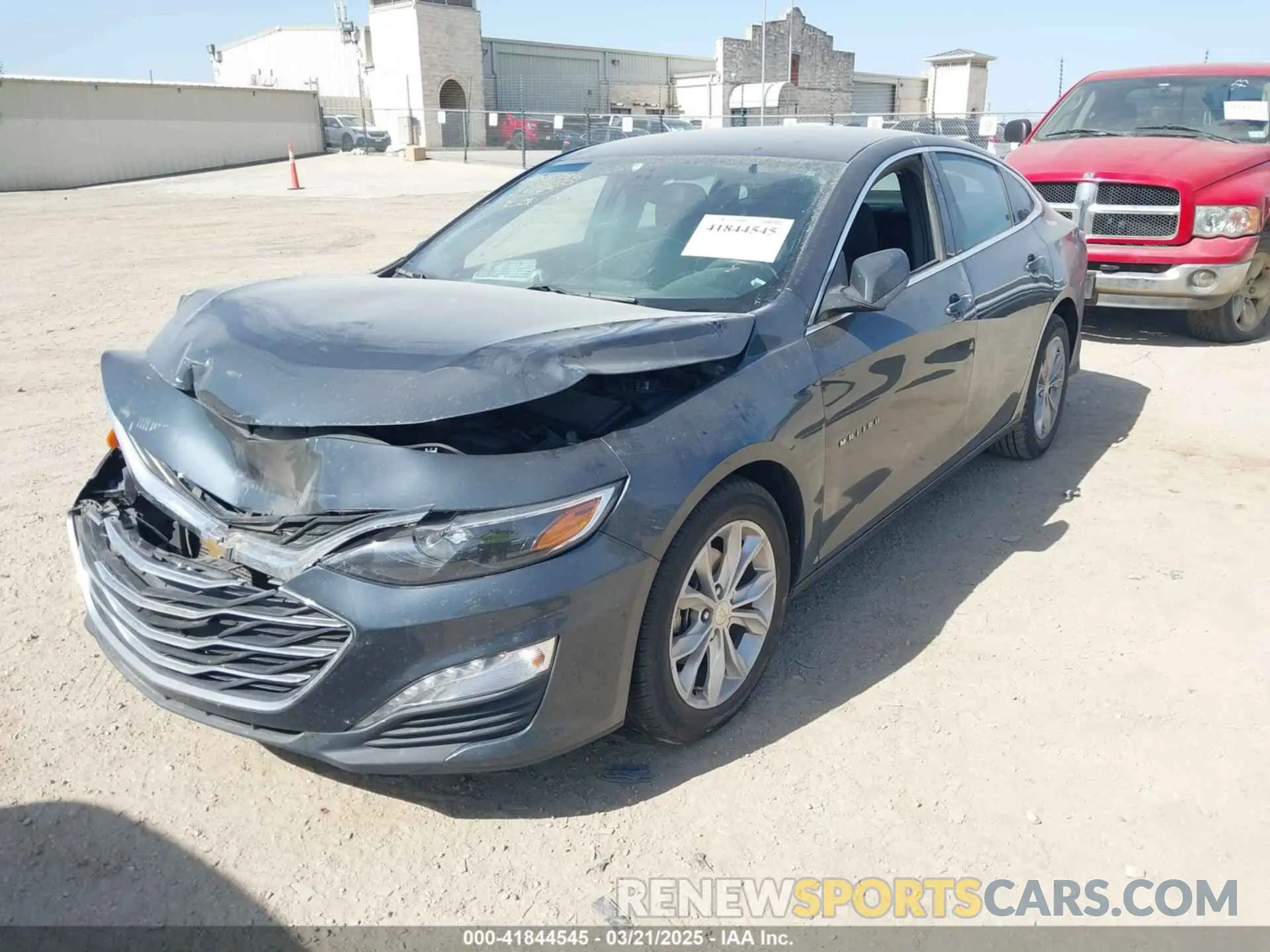 2 Photograph of a damaged car 1G1ZD5ST8MF072110 CHEVROLET MALIBU 2021