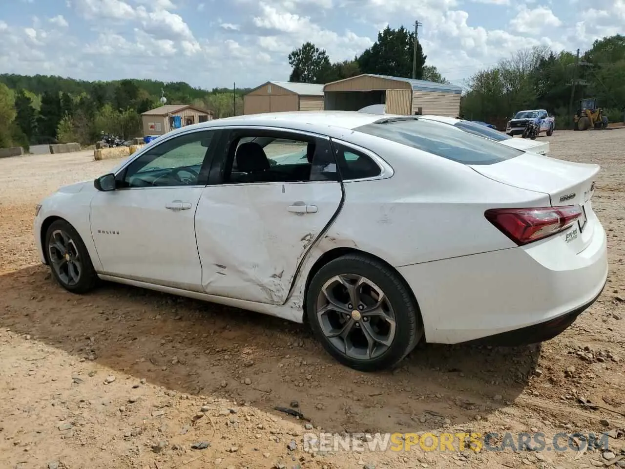 2 Photograph of a damaged car 1G1ZD5ST8MF073628 CHEVROLET MALIBU 2021