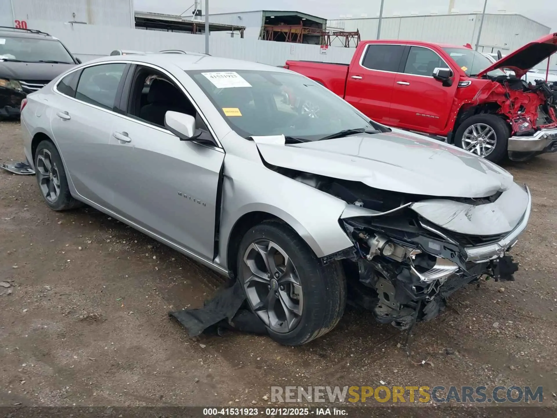 1 Photograph of a damaged car 1G1ZD5ST8MF077534 CHEVROLET MALIBU 2021